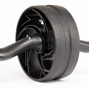 Abdominal and Core Exercise Workout Roller Wheel - 13 x 8 x 8 Inches, Black