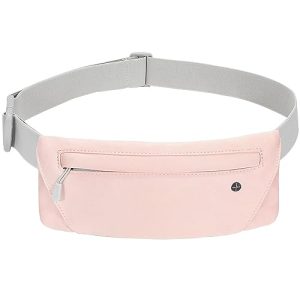Slim Running Belt Fanny Pack for Women Men Elastic Runners Belt Waist Pouch Chest Bag Phone Holder Waist Pack for Running Hiking