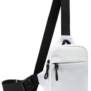 Mini Sling Bag for Men Women, Waterproof Utility Crossbody Backpack Chest Bag for Hiking Travel Sports Running