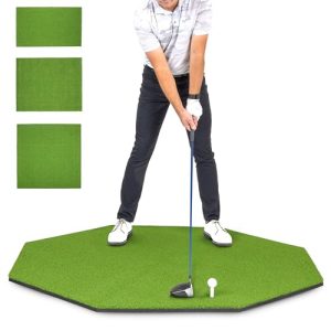 PRO Golf Hitting Mats for Indoor/Outdoor Practice – Choose Size – Turf Driving Range Mats for Golf Simulators and Practice