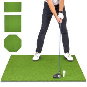 PRO Golf Hitting Mats for Indoor/Outdoor Practice – Choose Size – Turf Driving Range Mats for Golf Simulators and Practice