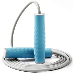 Jump Rope Workout-1LB Professional Skipping Rope with Adjustable Length and Silicone Comfortable Grips,Heavy Jumpropes Adults Fitness Women Men,Cardio Boxing Endurance Training Exercise